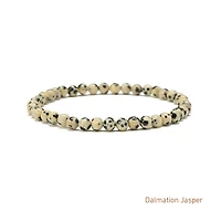 Elastic Natural Crystal Bracelet (Neutral Tones)