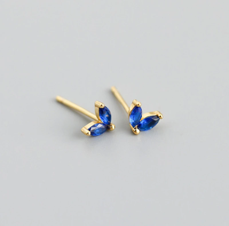 Gold Pair of Jewels Earrings