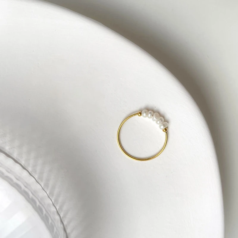 Mini Freshwater Pearls Ring