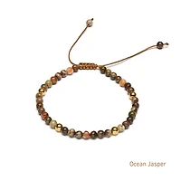 Braided Natural Crystal Bracelet (Basic Neutrals)