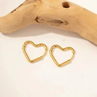 Round Heart Hoops