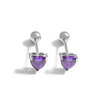 Steel Birthstone Twist-On Studs