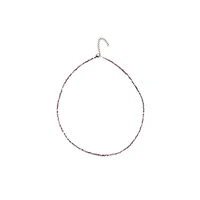 Natural Crystal Necklace (Orange & Pink Tones)