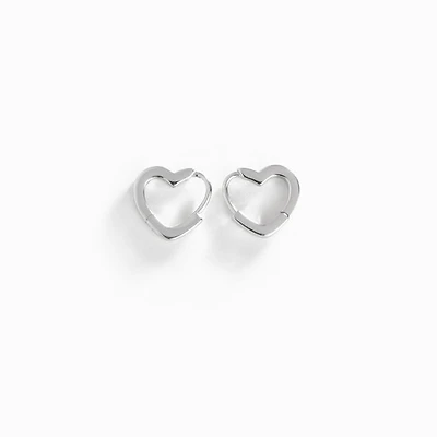 Heart Infinity Mini Hoops