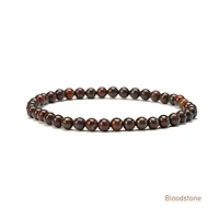 Elastic Natural Crystal Bracelet (Orange& Pink Tones)