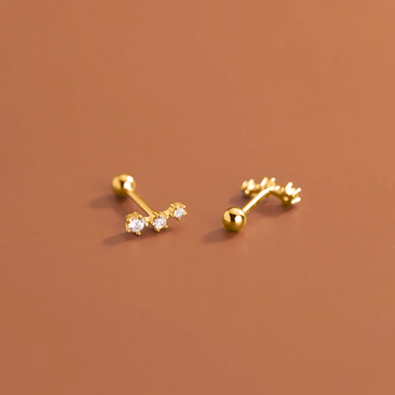 Twist On Lined Crystal Stars