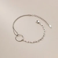 Asymmetrical Paperclip Bracelet