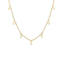 Dangle Pearl Lantern Necklace