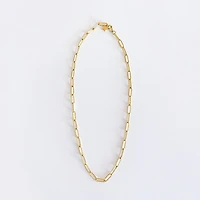 Patterned Paperclip Link Chain