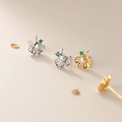 Ginko Biloba Studs