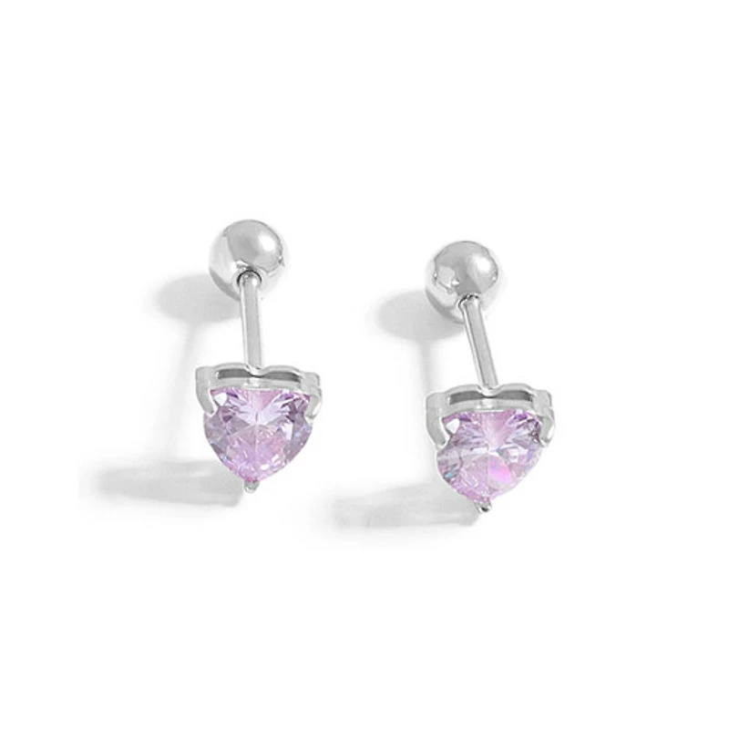 Steel Birthstone Twist-On Studs