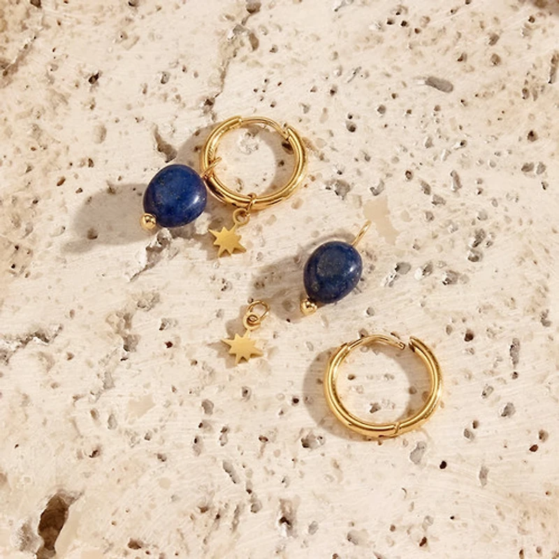 Natural Stone Hoops
