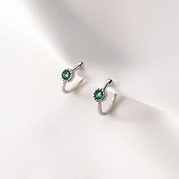 Gold Emerald Cuff
