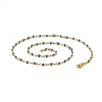 Color Beaded Chain Necklace