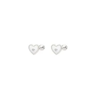 Color Heart Studs