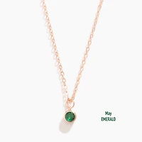Vermeil Rose Gold Birthstone Necklace