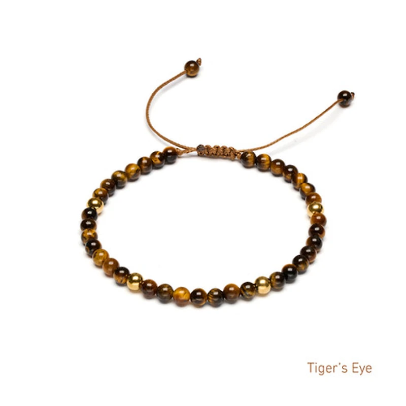 Braided Natural Crystal Bracelet (Basic Neutrals)
