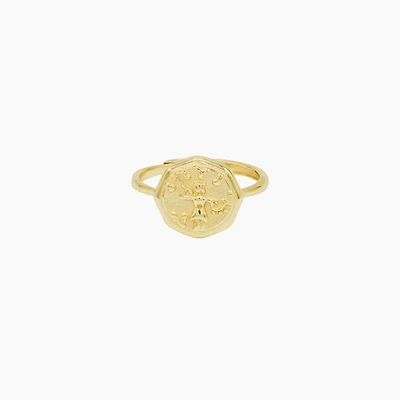 Figure on Coin Ring