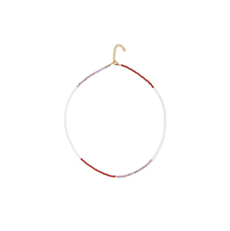 Natural Crystal Necklace (Mixed Tones)