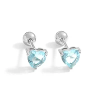 Steel Birthstone Twist-On Studs