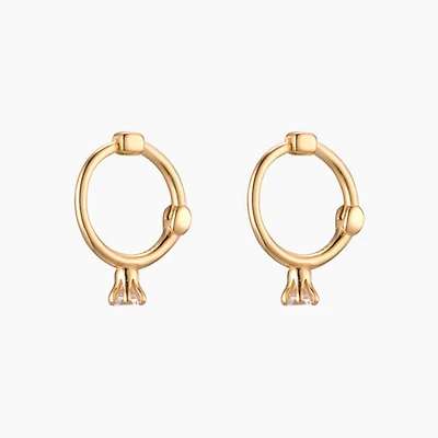 Gold Mini Ring Hoops