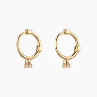 Gold Mini Ring Hoops