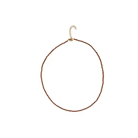 Natural Crystal Necklace (Orange & Pink Tones)