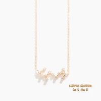 Champagne Gold Zodiac Necklace