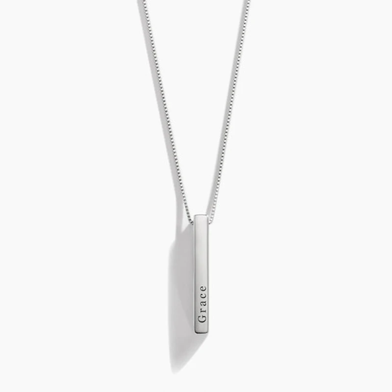 Vertical Engravable Necklace