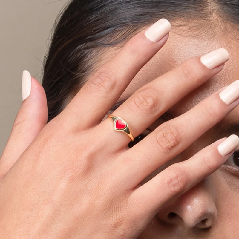 Aqua Blue Love Me Ring