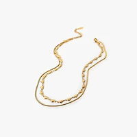 Dual Layered Heart Necklace