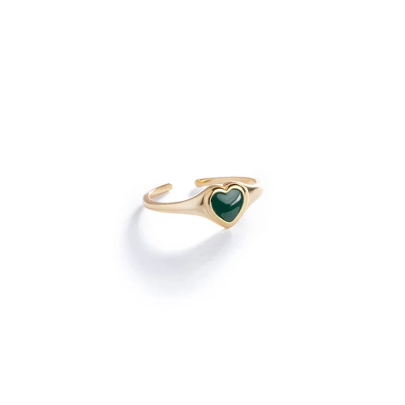 Hunter Green Love Me Ring
