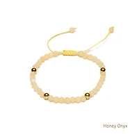 Braided Natural Crystal Bracelet (Basic Neutrals)