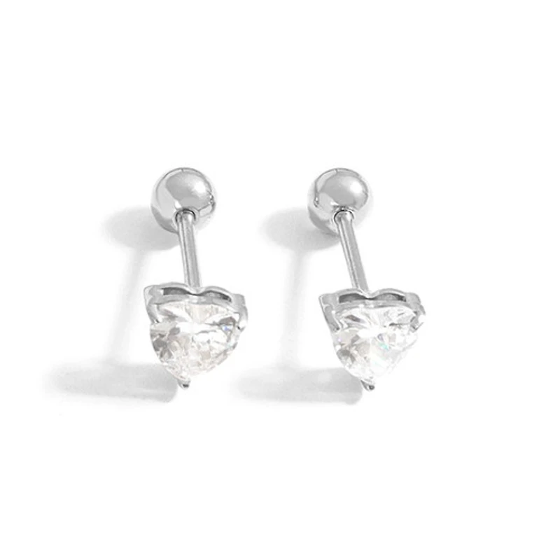 Steel Birthstone Twist-On Studs