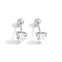 Steel Birthstone Twist-On Studs