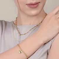 Dual Layered Heart Necklace