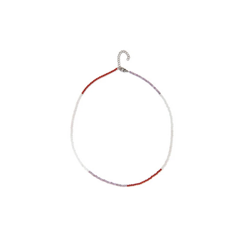 Natural Crystal Necklace (Mixed Tones)