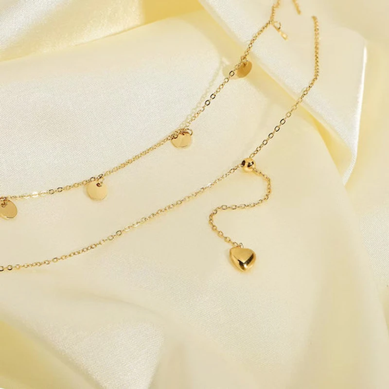 Dotted Dual Layer Necklace