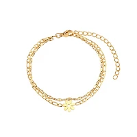 Dual Layer Flower Bracelet
