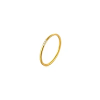 Basic Stacking Ring with Crystals