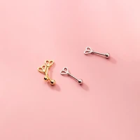 Standing Heart Studs