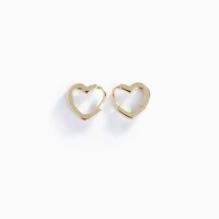 Heart Infinity Mini Hoops