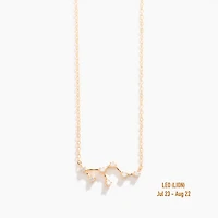 Champagne Gold Zodiac Necklace