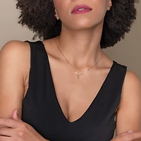 Vermeil Rose Gold Birthstone Necklace
