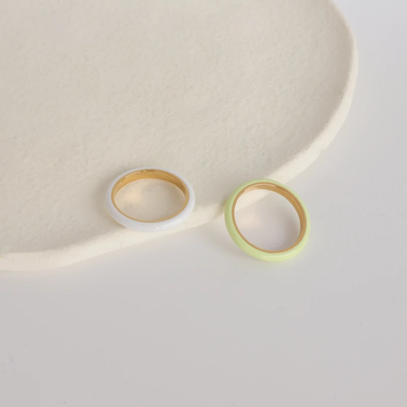 Everyday Enameled Ring