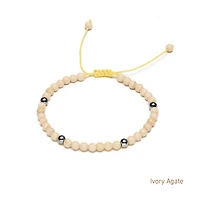 Braided Natural Crystal Bracelet (Basic Neutrals)