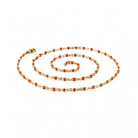 Color Beaded Chain Necklace