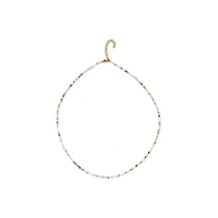 Natural Crystal Necklace (Green Tones)