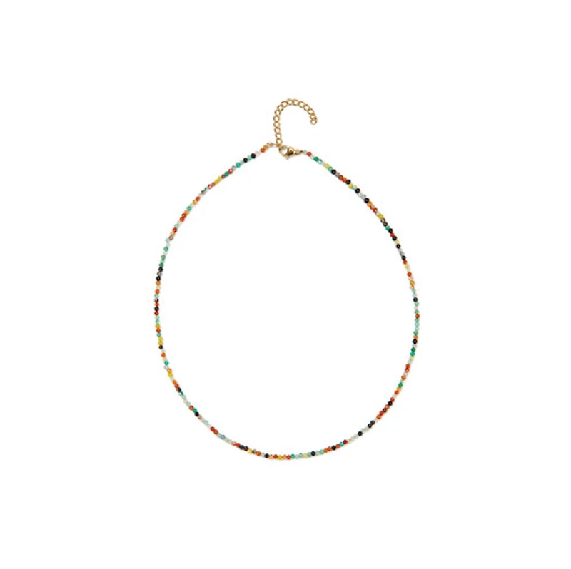 Natural Crystal Necklace (Mixed Tones)