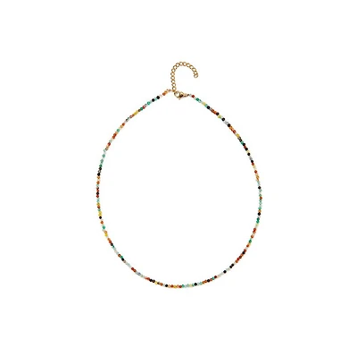 Natural Crystal Necklace (Mixed Tones)